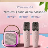 اسپیکر بلوتوثی مدل K 12 دو میکروفون بی سیم